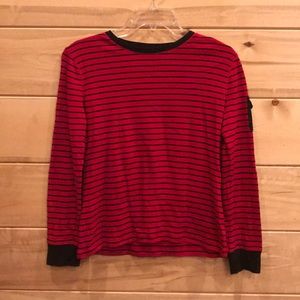 Chaps red and black top